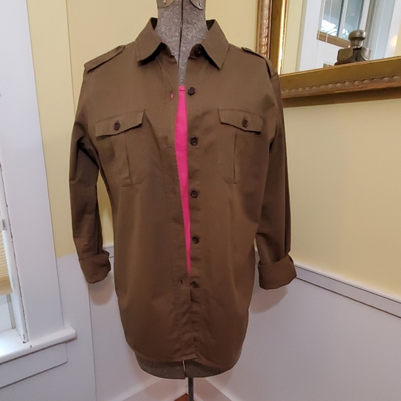 JACK WILLS British Military Style Utility Button Down - Picture 5 of 6